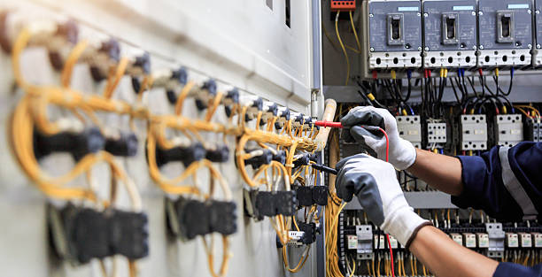 Professional Electrician technician working in North Lakeville, MA